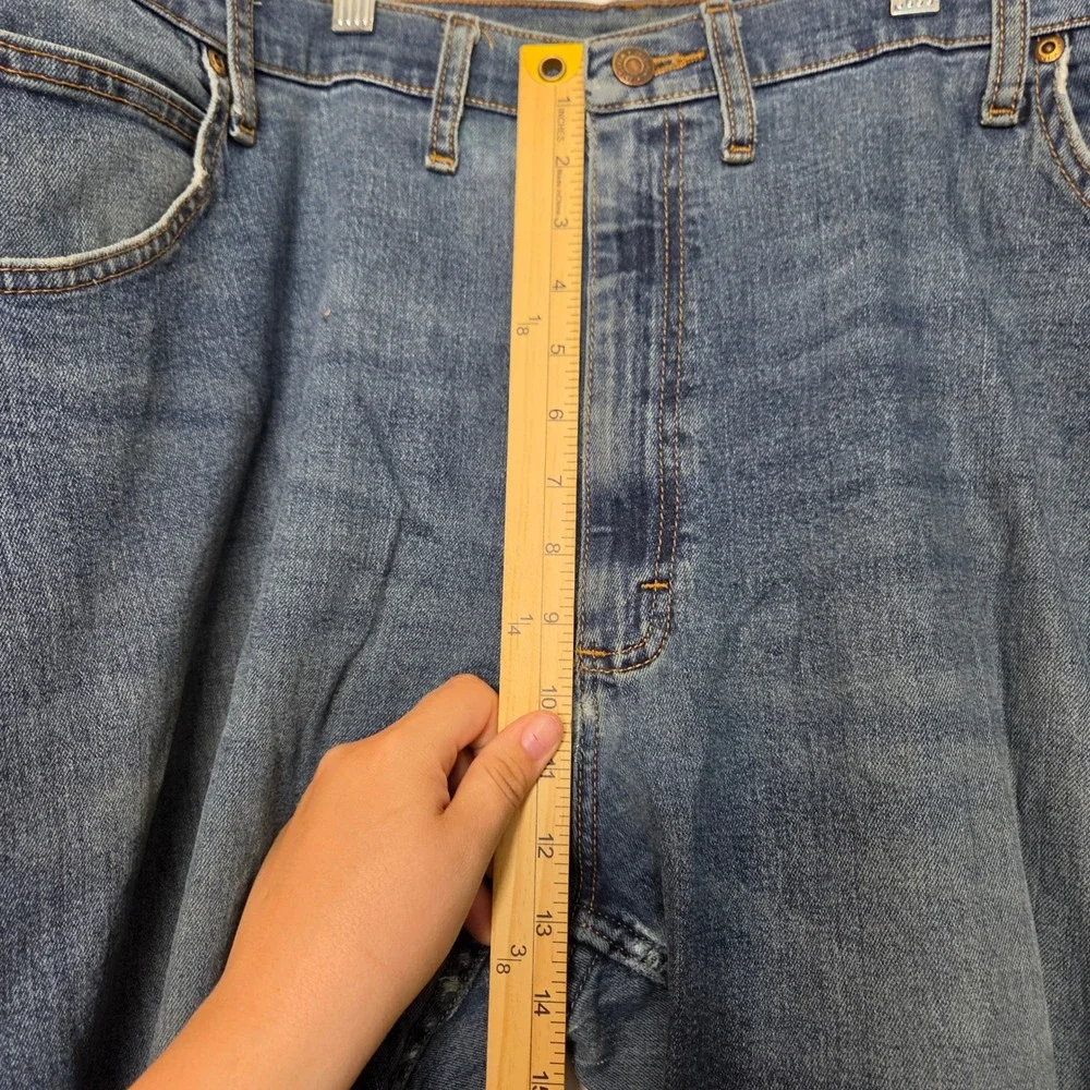 Wrangler‎ Five Star Premium Denim Mens 46x32 Blue Straight Leg Jeans 97FXWXD